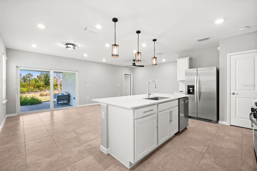 Furnished interior view inside a new home in , Punta Gorda (Image 9).