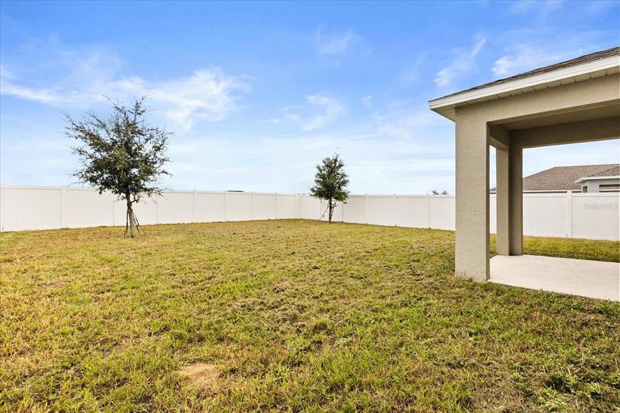 Exterior details and patio area of a home in Parkside at Cherry Lake, Groveland (Image 2). Exterior details and patio area of a home in Parkside at Cherry Lake, Groveland (Image 2).