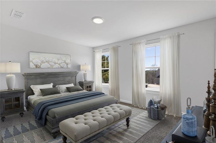 Furnished interior view inside a new home in High Shoals, Dallas (Image 11).