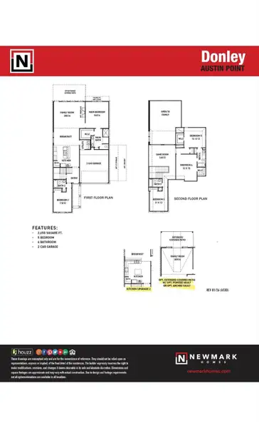 2D floor plan layout of this home in Austin Point, Richmond, TX (Image 2). 2D floor plan layout of this home in Austin Point, Richmond, TX (Image 2).