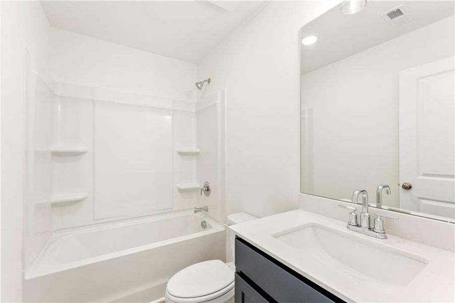 Furnished interior view inside a new home in River Walk Place, Lawrenceville (Image 9).