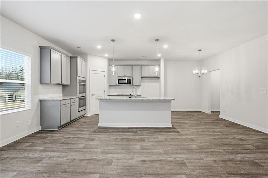 Furnished interior view inside a new home in Fern Dale, Fairburn (Image 4).