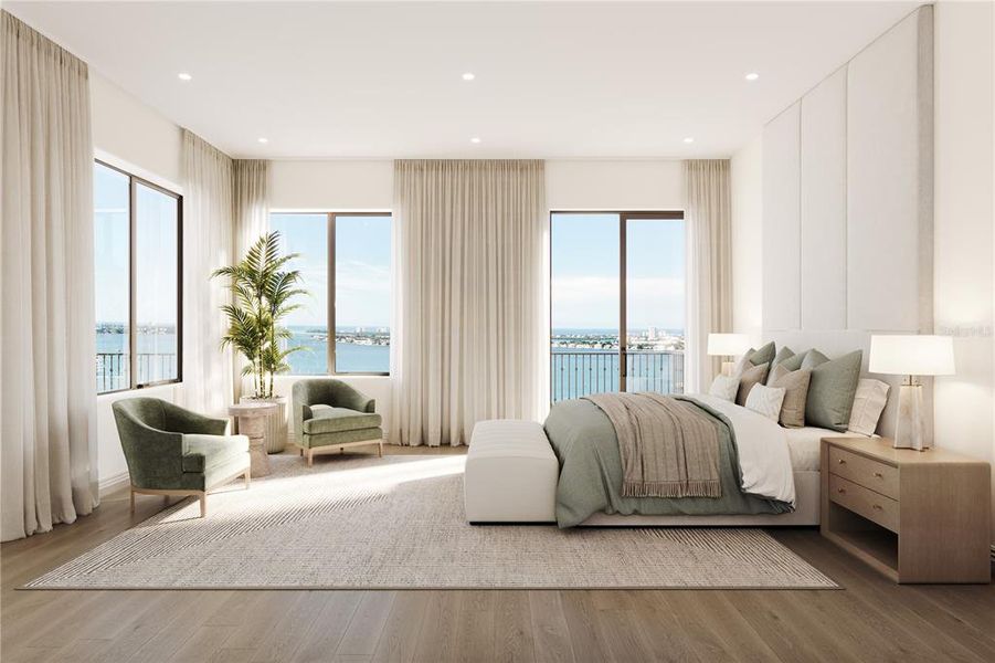 Furnished interior view inside a new home in , Sarasota (Image 9).