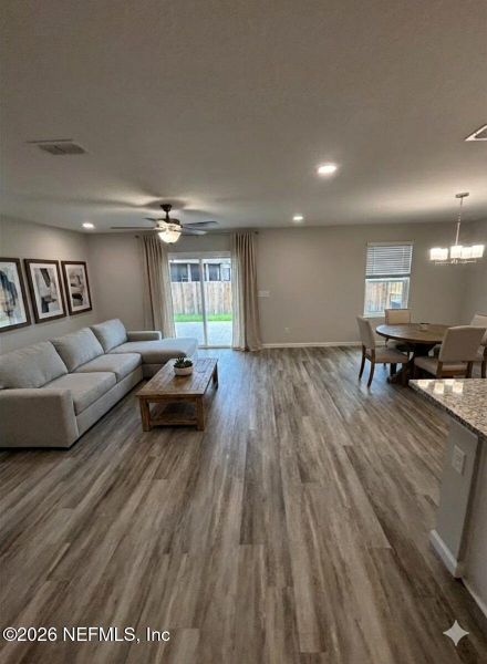 Furnished interior view inside a new home in , Jacksonville (Image 27).