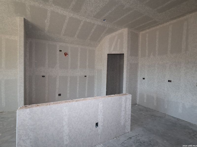 In-progress construction of a new home in Cinco Lakes, San Antonio, TX (Image 20).