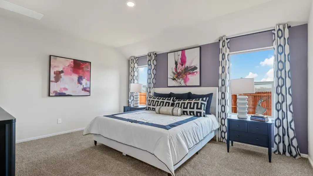 Furnished interior view inside a new home in Hadley Farms, Godley (Image 23).