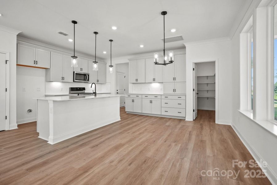 Furnished interior view inside a new home in Cannon Run, Concord (Image 9). Furnished interior view inside a new home in Cannon Run, Concord (Image 9).