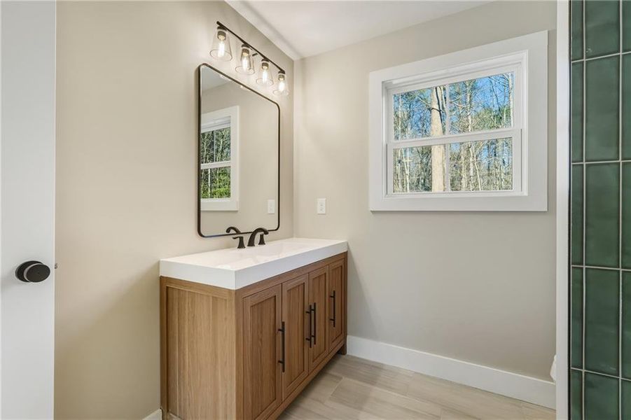 Furnished interior view inside a new home in , Ellijay (Image 35).