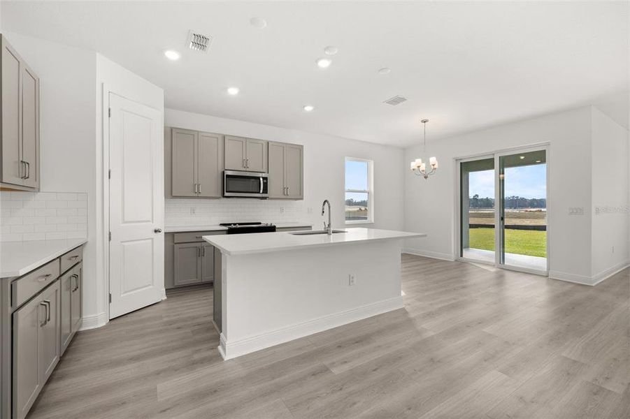 Furnished interior view inside a new home in Reserve at Hammock Oaks, Lady Lake (Image 4).