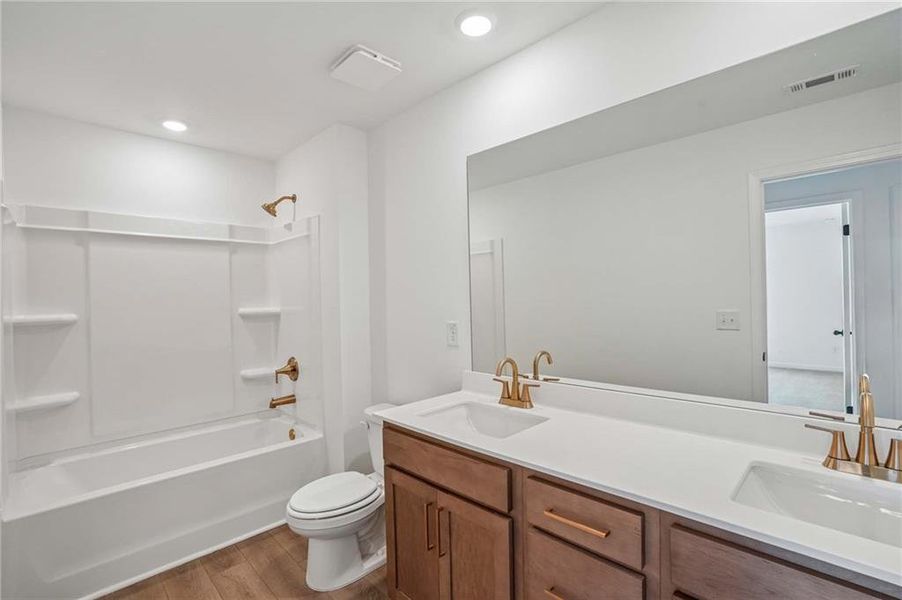 Furnished interior view inside a new home in Langston Reserve, Cartersville (Image 6).