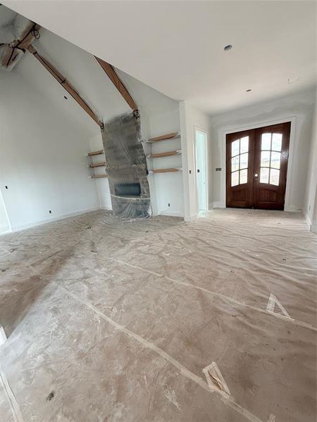 In-progress construction of a new home in , Celeste, TX (Image 4).