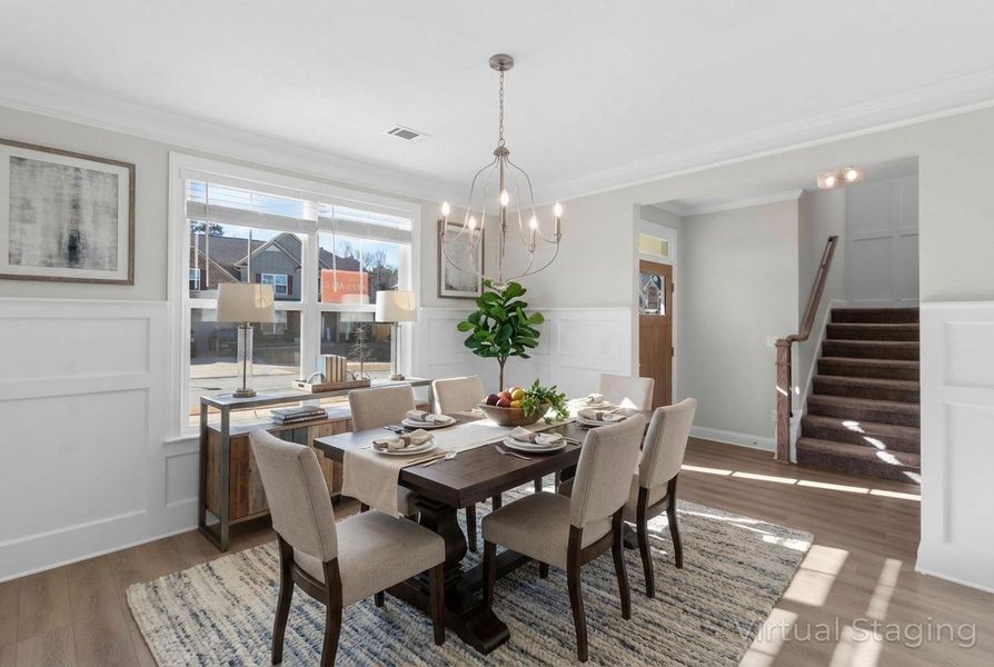 Furnished interior view inside a new home in Tillery Park, Grovetown (Image 6). Furnished interior view inside a new home in Tillery Park, Grovetown (Image 6).