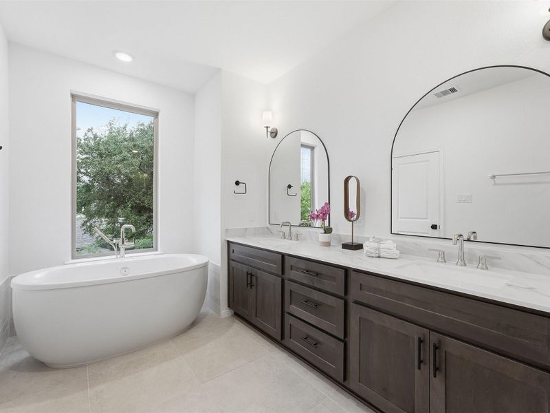 Furnished interior view inside a new home in , Houston (Image 17).