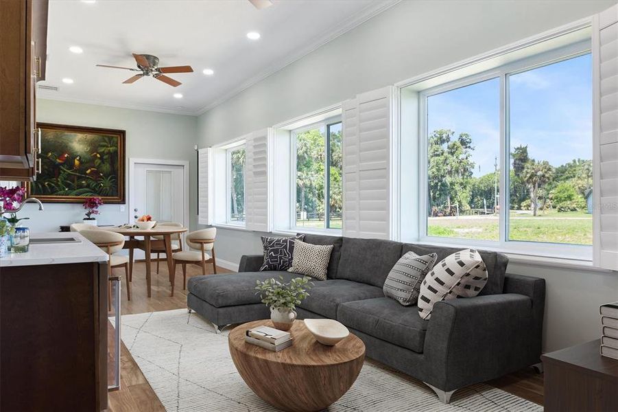 Furnished interior view inside a new home in , Micanopy (Image 2).