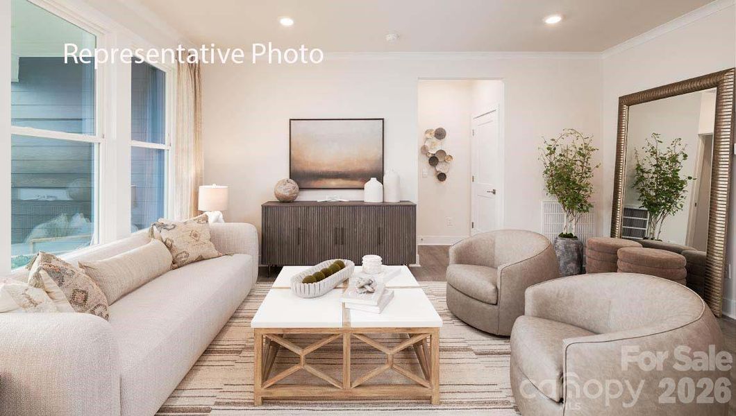 Furnished interior view inside a new home in Westport, York (Image 12).