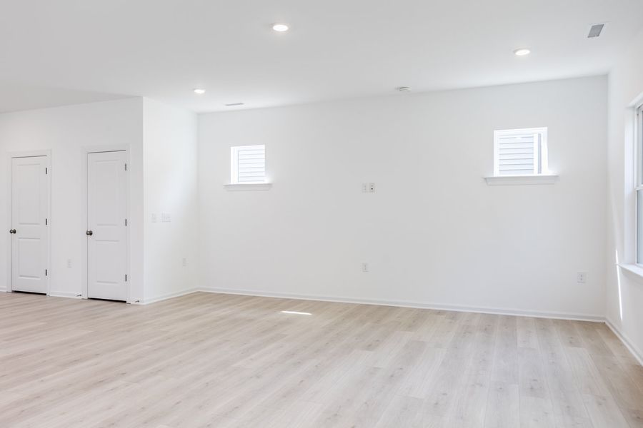 Spacious, unfurnished interior of a new home in Eagle Trace, Wendell (Image 23). Spacious, unfurnished interior of a new home in Eagle Trace, Wendell (Image 23).