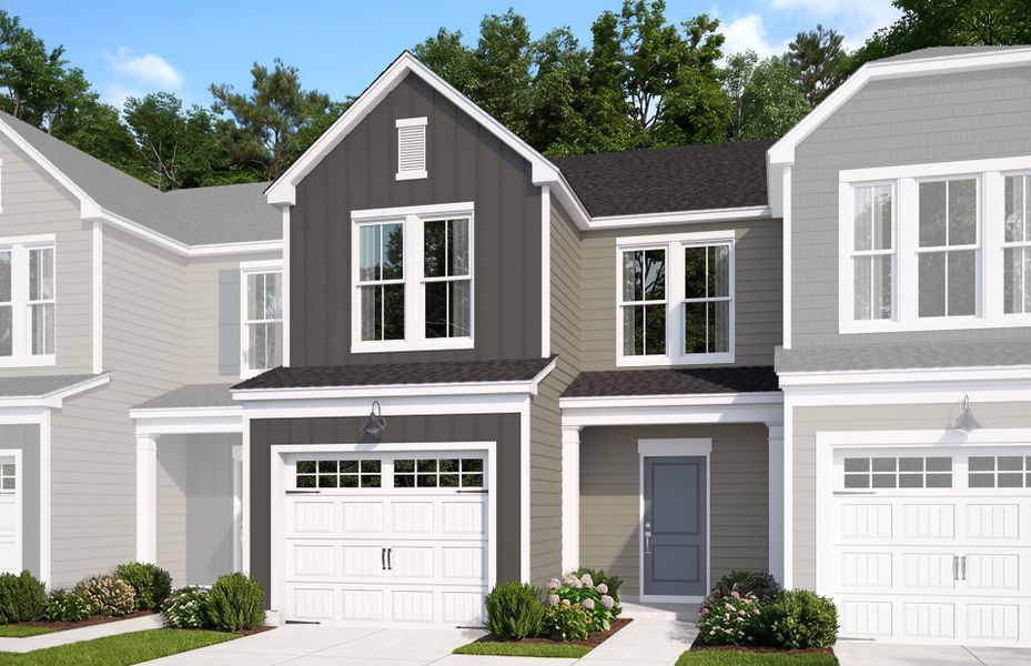 Representative exterior photo of a completed home built from the Hemingway by Pulte Homes in Broadmoor, Wake Forest, NC (Image 20). Representative exterior photo of a completed home built from the Hemingway by Pulte Homes in Broadmoor, Wake Forest, NC (Image 20).