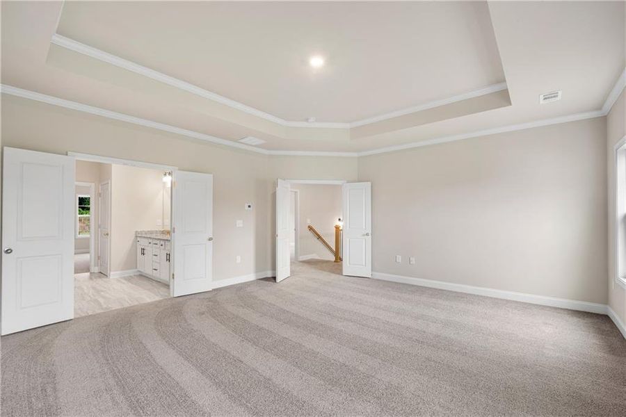 Spacious, unfurnished interior of a new home in Hidden Fields, Hoschton (Image 43).