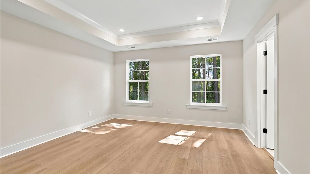 Representative furnished interior of a home built from the Pritchard by DRB Homes in Oak Bend, Charleston (Image 15).