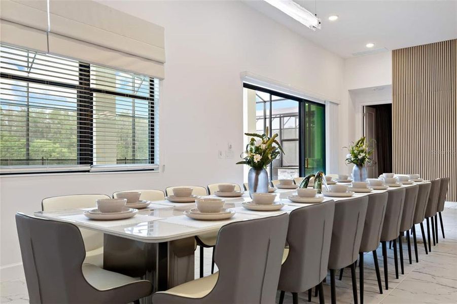 Furnished interior view inside a new home in , Kissimmee (Image 54).