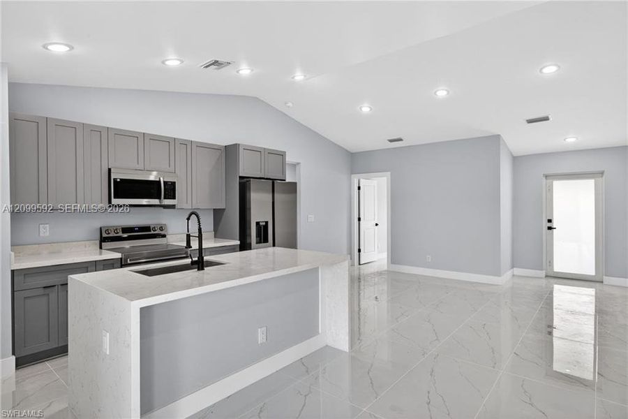 Furnished interior view inside a new home in , Lehigh Acres (Image 5).