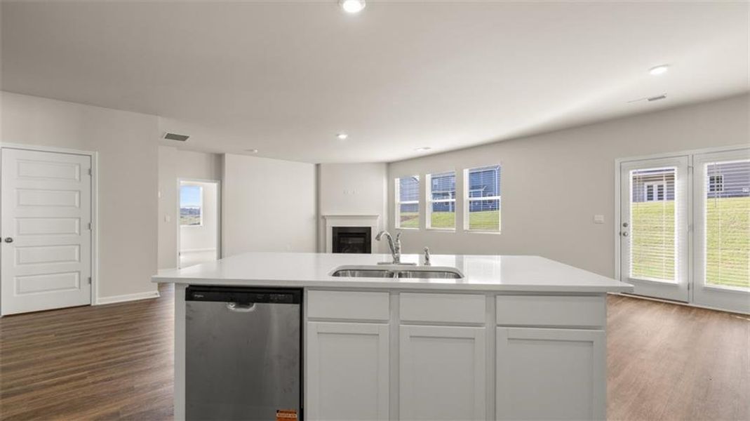 Furnished interior view inside a new home in Preserve at Dove Creek, Statham (Image 8).