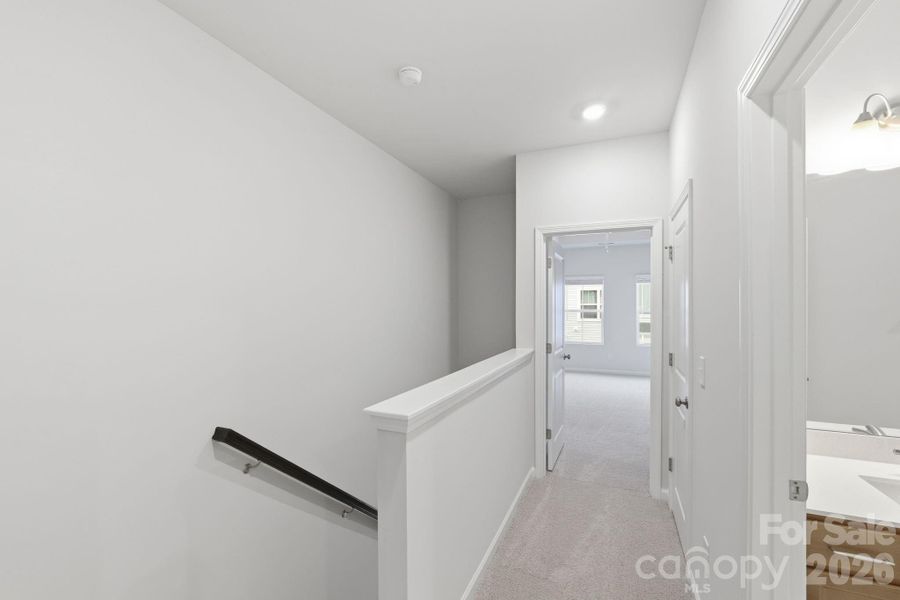 2nd floor hallway features linen closet 2nd floor hallway features linen closet