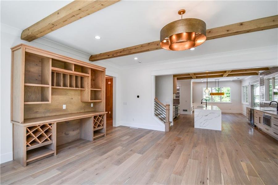 Furnished interior view inside a new home in , Hoschton (Image 39).