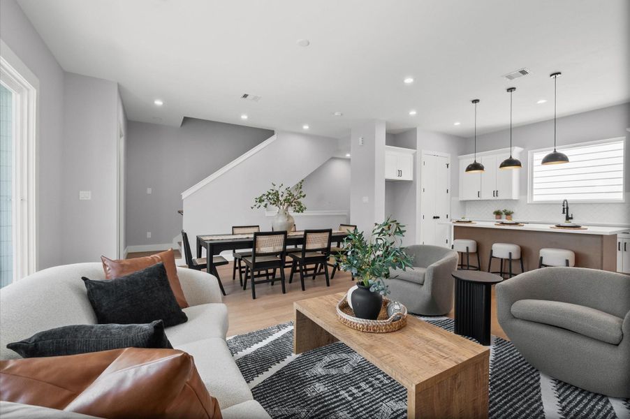 Furnished interior view inside a new home in , Houston (Image 5).