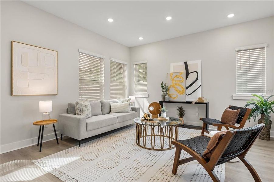 Furnished interior view inside a new home in , Orlando (Image 13).