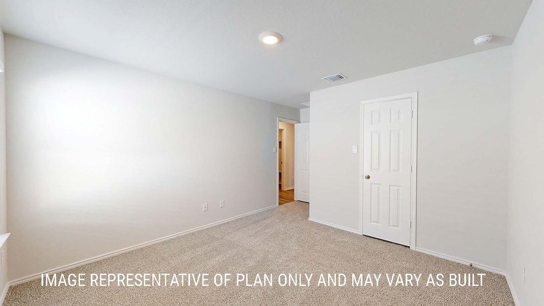 Spacious, unfurnished interior of a new home in The Villages at Schwertner Ranch, Jarrell (Image 19).