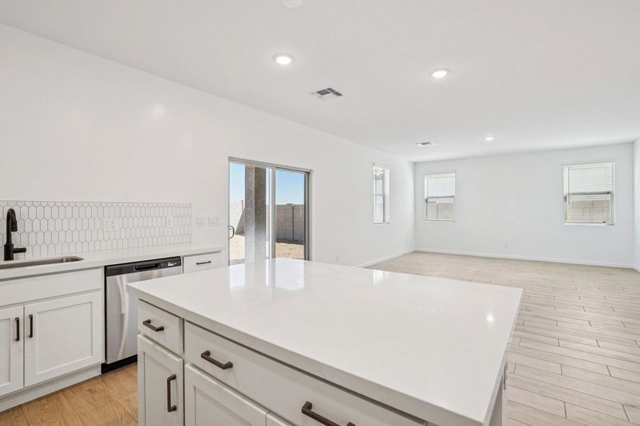 Kitchen and Great Room - Not actual home - Floorplan Demonstration only Kitchen and Great Room - Not actual home - Floorplan Demonstration only