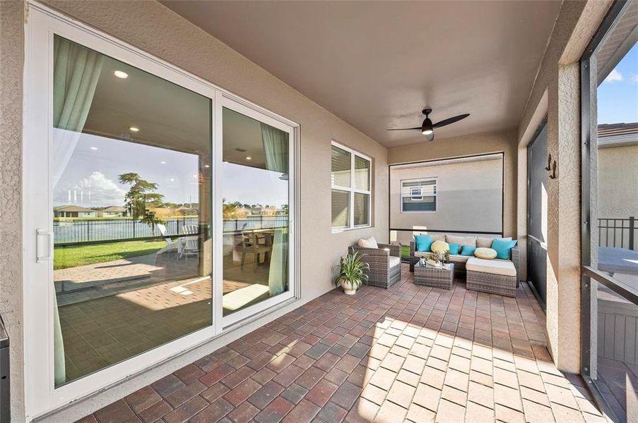 Exterior details and patio area of a home in , Venice (Image 1). Exterior details and patio area of a home in , Venice (Image 1).