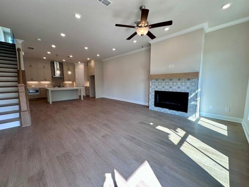 Spacious, unfurnished interior of a new home in Ward's Crossing Townhomes, Johns Creek (Image 17). Spacious, unfurnished interior of a new home in Ward's Crossing Townhomes, Johns Creek (Image 17).