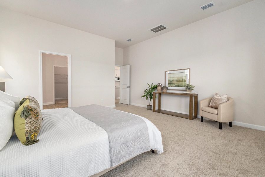 Furnished interior view inside a new home in Blue Heron Retreat: Oasis Series, Little River (Image 17). Furnished interior view inside a new home in Blue Heron Retreat: Oasis Series, Little River (Image 17).