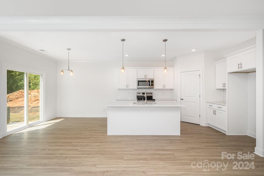 Representative Photo. Kitchen view