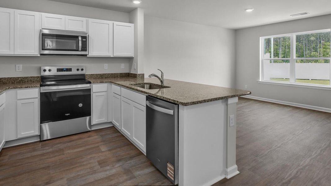 Furnished interior view inside a new home in Townes at Seabrooke, Leland (Image 8).