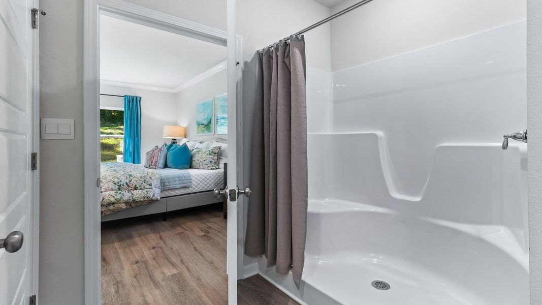 Furnished interior view inside a new home in Olson Ridge, Tallahassee (Image 22).