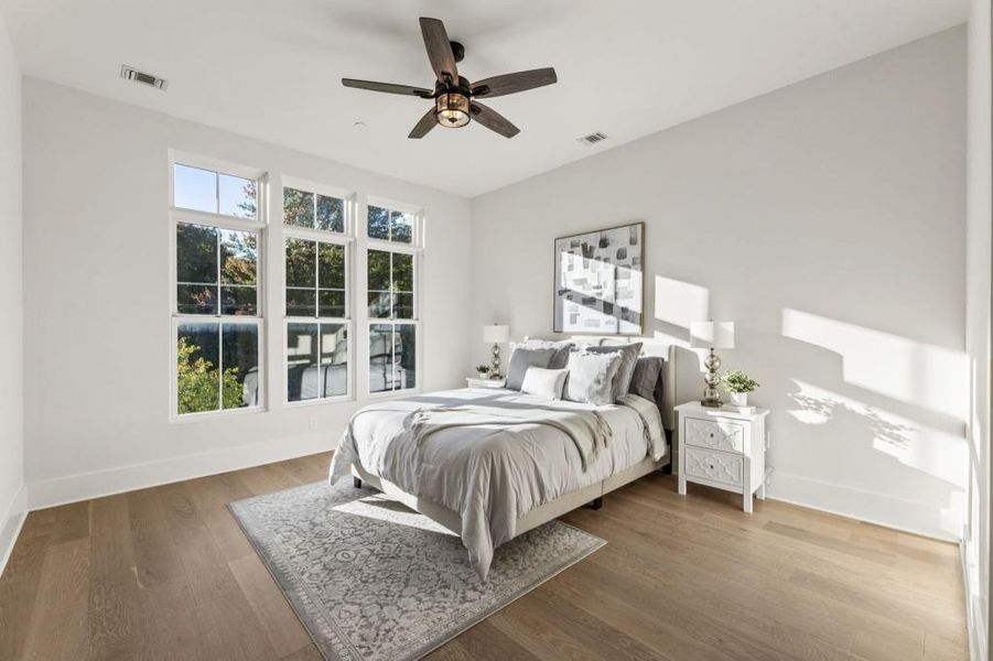 Furnished interior view inside a new home in , Alpharetta (Image 28).