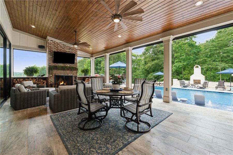 Furnished interior view inside a new home in , Cumming (Image 34). Furnished interior view inside a new home in , Cumming (Image 34).