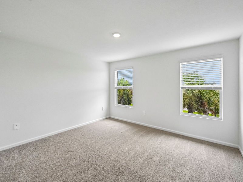 Spacious, unfurnished interior of a new home in Meritage Homes at Central Park, Port St. Lucie (Image 14). Spacious, unfurnished interior of a new home in Meritage Homes at Central Park, Port St. Lucie (Image 14).