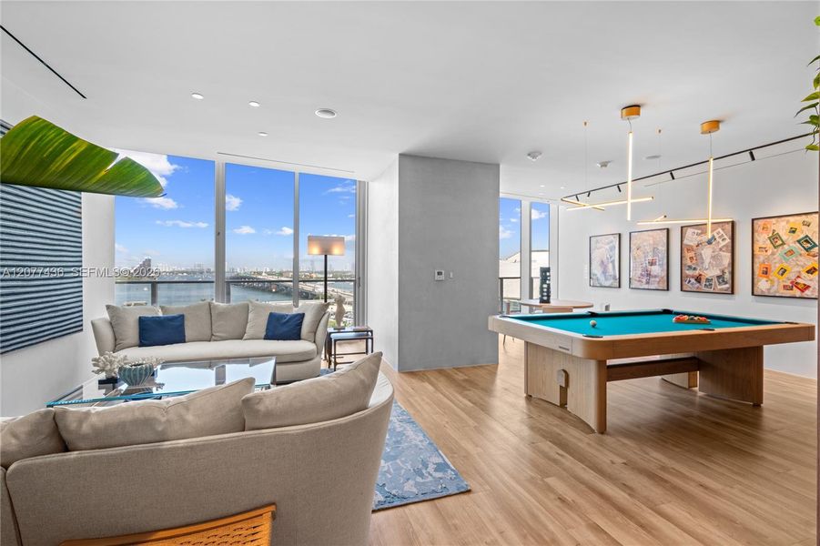 Furnished interior view inside a new home in , Miami (Image 11). Furnished interior view inside a new home in , Miami (Image 11).