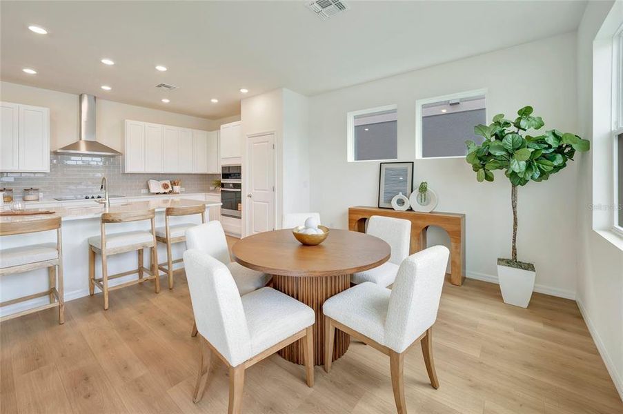Furnished interior view inside a new home in Persimmon Place – Garden Series, Wesley Chapel (Image 10).
