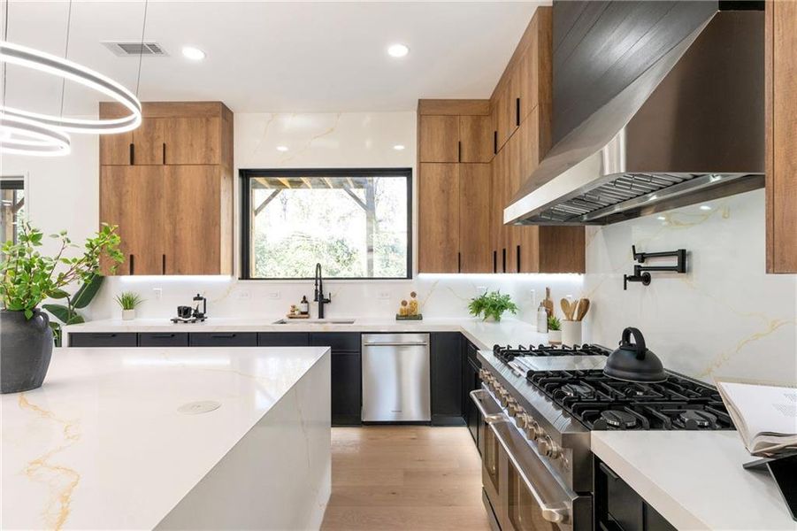 Furnished interior view inside a new home in , Decatur (Image 53).