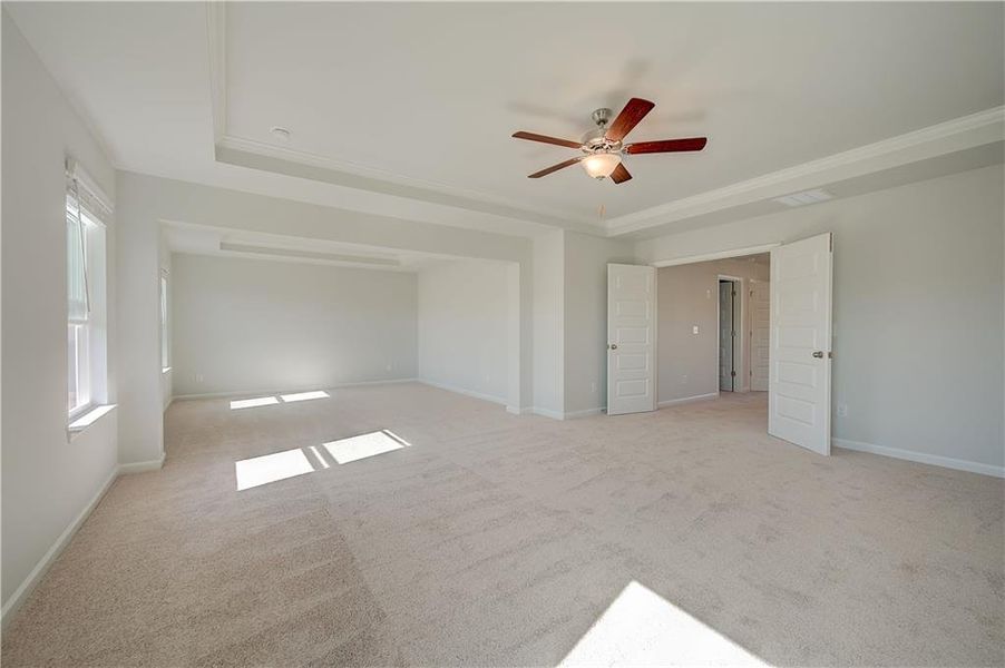 Spacious, unfurnished interior of a new home in Grandview at Millers Mill, Stockbridge (Image 24). Spacious, unfurnished interior of a new home in Grandview at Millers Mill, Stockbridge (Image 24).