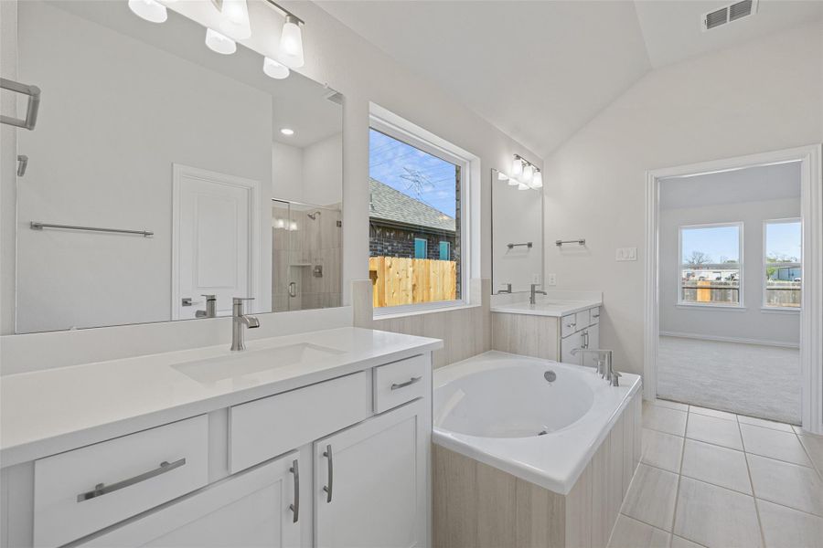 Furnished interior view inside a new home in Coastal Point, League City (Image 14). Furnished interior view inside a new home in Coastal Point, League City (Image 14).