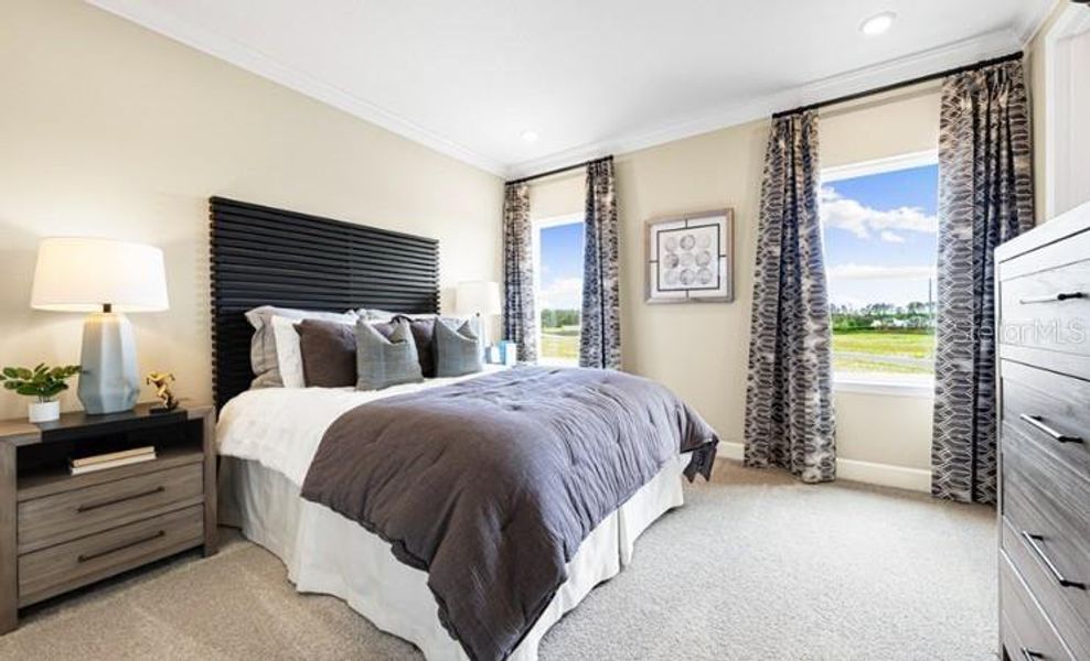 Furnished interior view inside a new home in Victoria Lakes, Odessa (Image 9). Furnished interior view inside a new home in Victoria Lakes, Odessa (Image 9).