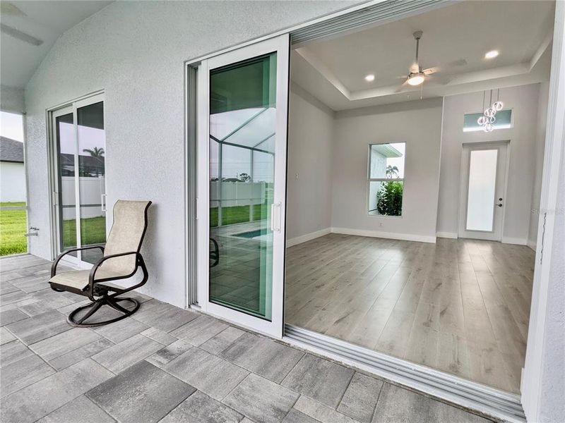 Exterior details and patio area of a home in , Cape Coral (Image 20).