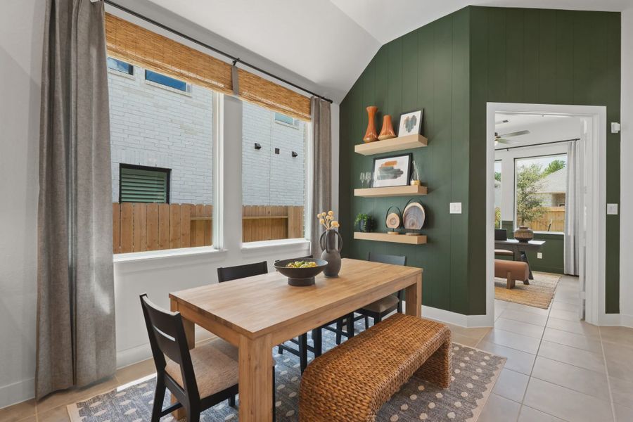 Representative furnished interior of a home built from the Sunnyside by Chesmar Homes in The Trails, New Caney (Image 6).