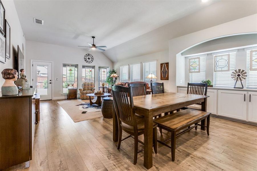 Furnished interior view inside a new home in Emerald Vista, Wylie (Image 3).